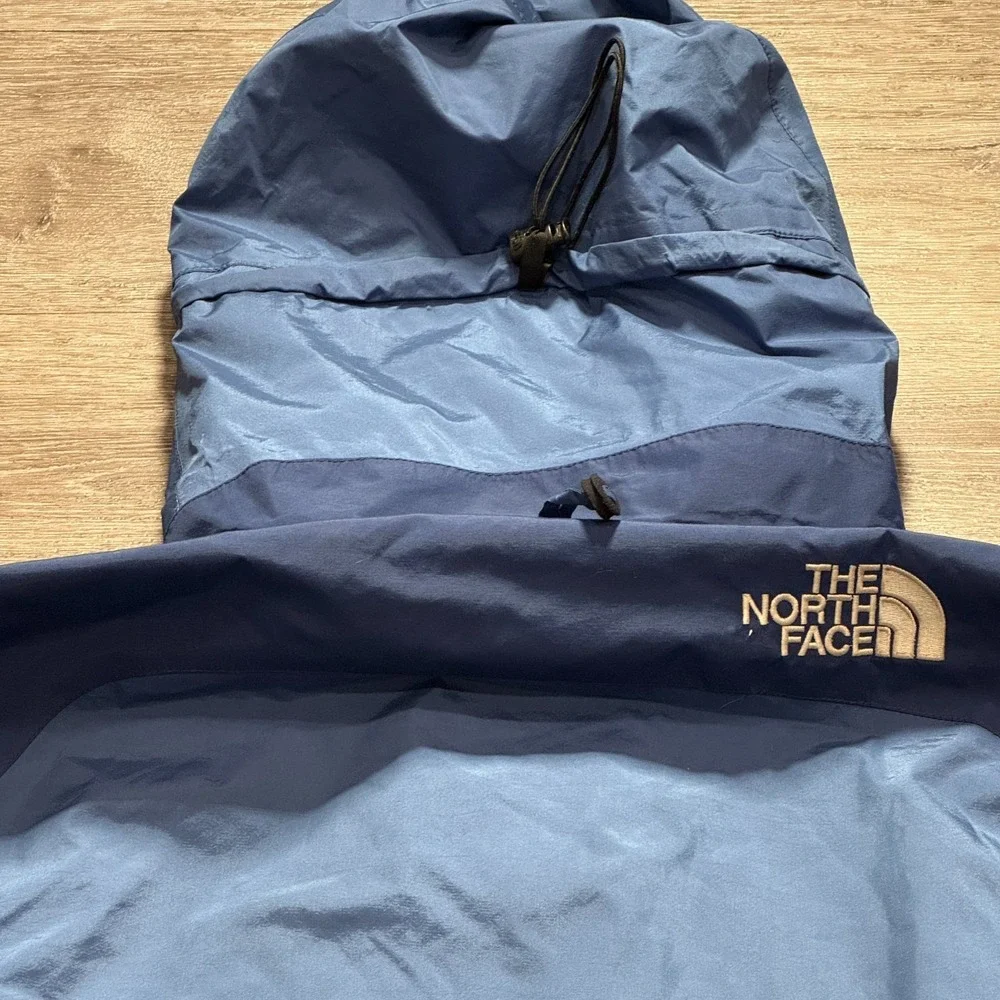 The North Face Jacket Mens XL Blue Gore-Tex Shell Hooded Zip Vintage Gorpcore